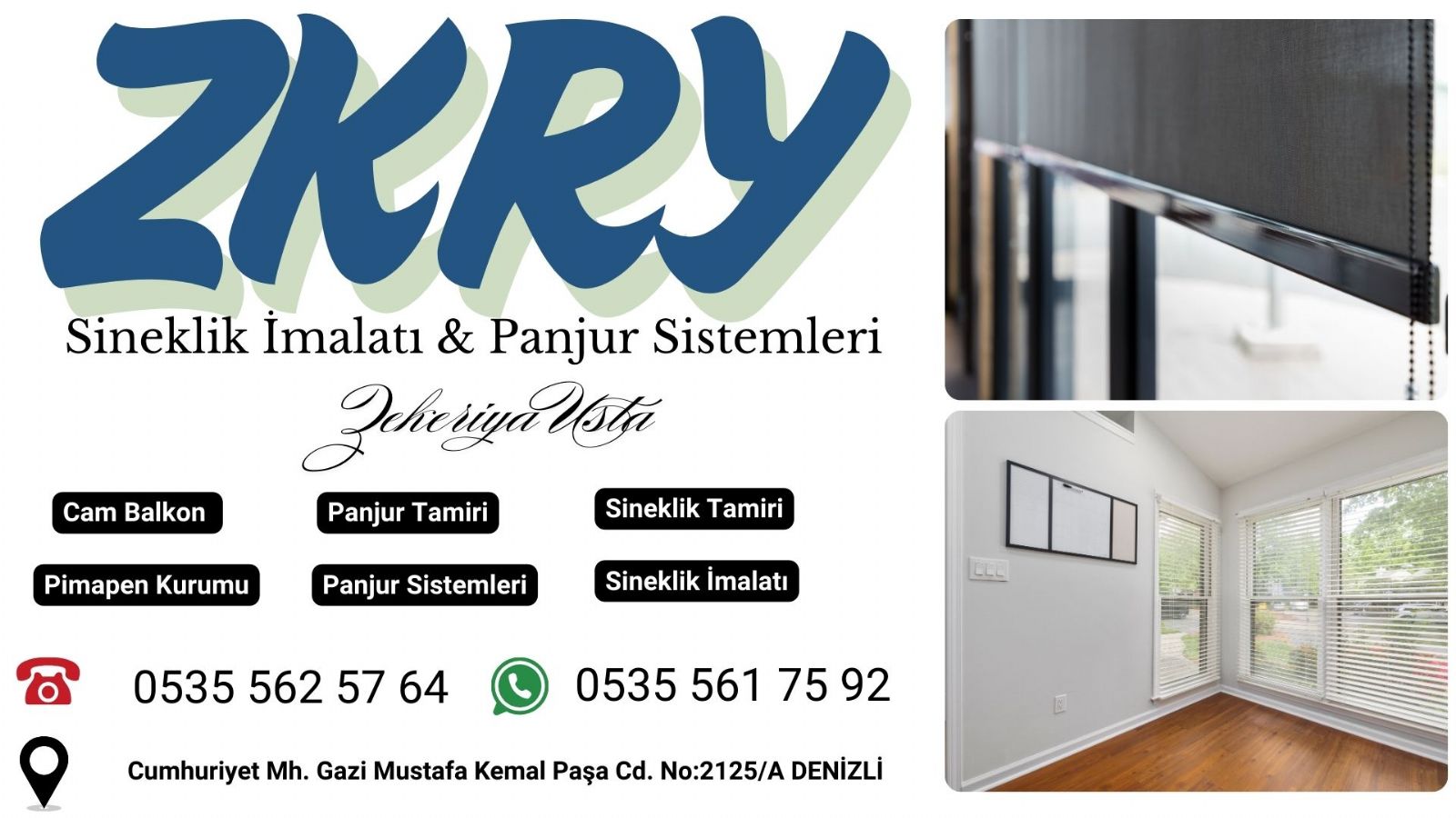 Denizli  Panjur Tamiri